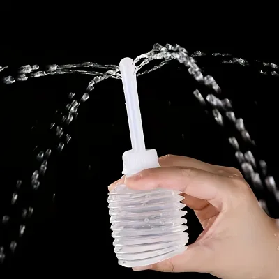 1pc Perineal Irrigation Enema Ball Maternity Washing Device Womens Private Portable Vulva Cleaner Butt Washing Device