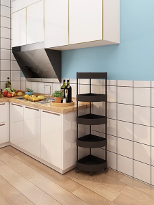 รถเข็นเก็บของ ชั้นวางของรถเข็นพลาสติก 3/4/5ชั้น พร้อมล้อเลื่อน+ที่จับ เคลื่อนย้ายสะดวก มีให้เลือก 2 สี กันน้ำกันขึ้นรา