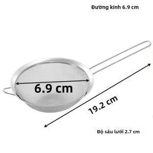 1PC Dụng Cụ Lọc Lưới Mịn Bằng Thép Không Gỉ Dụng Cụ Lọc Bột Đa Năng Dụng Cụ Lọc Nhà Bếp - Dụng Cụ Lọc Kim Loại Chất Lượng Cao
