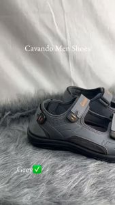 Cavando Sandal Lelaki CMQ7333/CMQ7334 Warna Lelaki / Warna Kelabu - Mens Sandals Black / Grey - Kasut Lelaki / Sport Sandal / Sandal Sukan