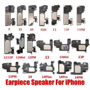 Front in-Ear Headphone Speakers for iPhone X XS XR XSM 11 12 13 14 Mini Plus PRO MAX Headphones Top Proximity Light Touch Sensor