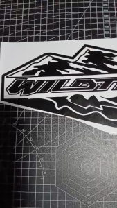 WILDTRAK.   VEHICLES VINYL STICKERS DECALS AND CUT-OUTS. Mock-up and actual pictures. Available in any size and color.