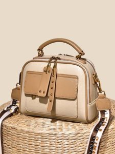 Fansi Man Womens Crossbody Bag Commuter Satchel Large Capacity Shoulder Bag Urban Simple Style Daily Match Soft PU Leather