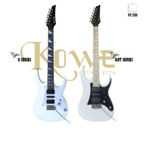 Gitar Listrik Elektrik KOWE ART SERIES FREE Ampli Mini Dan Free Packing Kayu