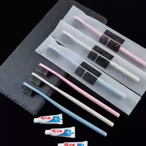 แปรงสีฟันโรงแรม 100ชิ้น แพคเดี่ยว ดีไซน์พรีเมียม คุณภาพสูง