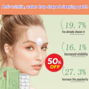Anti Wrinkle Sleeping Patch Penetrating Hydration Soothing And Relaxing Water droplets firming antiwrinkle sleep patch moisturizing fade eyebrow lines