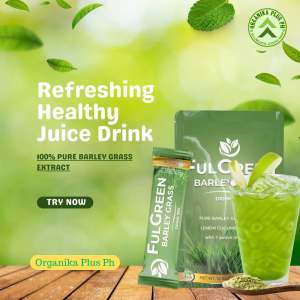 FULGREEN Barley Grass Juice Drink with LEMON CUCUMBER FLAVOR