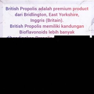 BP PROPOLIS (GARANSI UANG KEMBALI) British Propolis asli