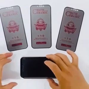 For Type HP Vivo Y33 Y33S Y35 Y36 Y38 Y50 Y51 2020 Y51A Y52 Y53 Y53S Y55 Y55S Y71 Y75 Y81 Y83 Y91 Y91C Y93 Y95 Z1 Pro 4G 5G | Tempered Ceramic Film Spy Privacy Matte TG Anti Gores Pelindung Layar Handphone Dove