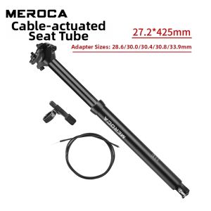 Meroca | Cable-Actuated Hydraulic Internal Routing Mountain Bike Dropper Seatpost Travel 125mm