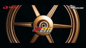 VELG RCB RACING BOY AEROX OLD NEW SP 811 RING 14 SP811 GOLD WHITE P6 RACING BOY ORIGINAL