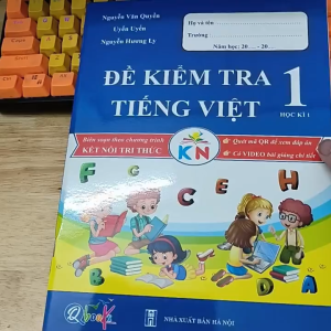 Sách - Đề Kiểm Tra - Tiếng Việt Lớp 1 - Học kì 1 - Kết Nối (Qbooks)