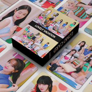 55 ชิ้น/กล่อง IVE Photocards น่ารัก วันหยุด LOMO บัตรโปสการ์ด บัตรคอลเลกชัน คุณภาพสมัคร