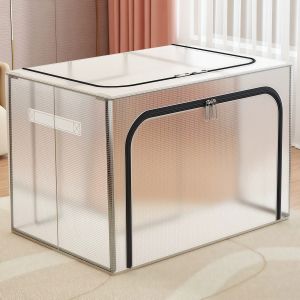 Clear Large Capacity Closet Storage Box