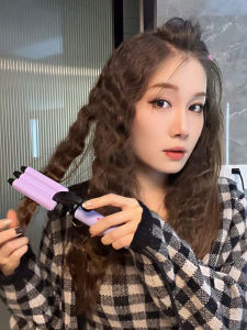 Portable Mini Curling Iron Egg Roll Hair Styler Negative Ion 13mm Wave Pattern Hair Curler for All Hair Types Travel Friendly