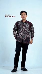 WOUBATIK - Kemeja Batik Sanggit Slimfit Lapis Furing KP 232