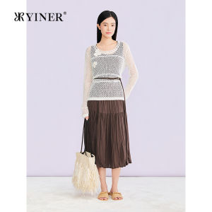 YINER | Summer Fashion Holiday Style Lace Hollow Two-Piece Dress