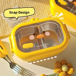 Stainless Steel Portable Large Capacity Microwaveable Bento Box