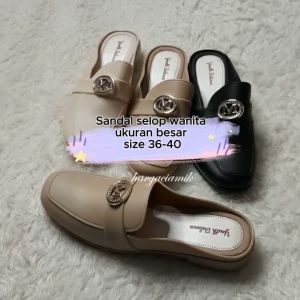 SEPATU SANDAL SELOP WANITA JELLY 249 SIZE BESAR 36-40