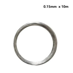 1pcs 0.1mm - 2.0mm High Temp Wire Nichrome Heat Resistant Wire General Purpose Support Wire Craft Wire (Length 1/5/10M)