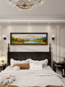 New French vintage-style entryway wall art set for living room sofa background giving a classy vibe
