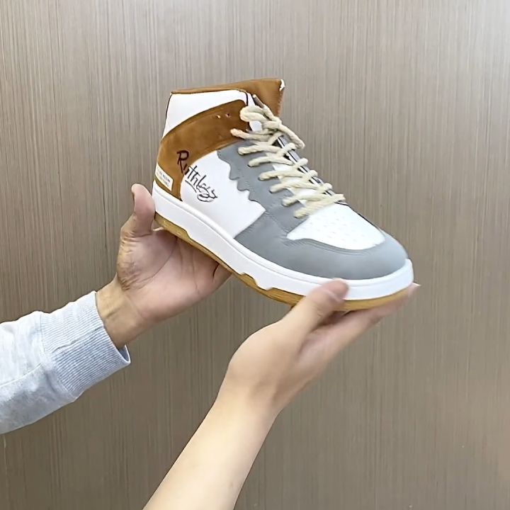 【Westlink】New 2023 High Cut Shoes For Men Casual Style Sneakers