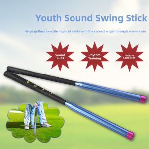 Golf Swing Trainer Anti-slip Grip Metal Shaft Rhythm Practice Posture Correction