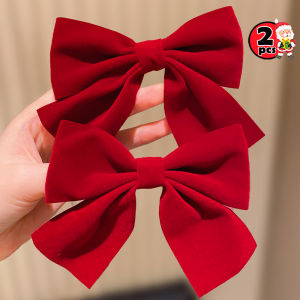 Sweet Red Bowknot Hair Clips Set of 2 Fashionable Hair Accessories for Cute Girls Gift Easy to Create Attention-Grabbing Styles