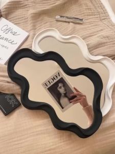 Cloud Wall-Mounted Bathroom Mirrors Irregular Cloud Fashion Mirror Home Bedroom Decor