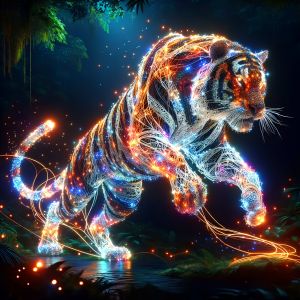 500/1000pcs Adult Jigsaw Puzzle  Tiger Puzzles for Gameroom Bedroom Livingroom Gift Challenging Game