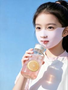 UV Protection Sunscreen Face Mask for Boys and Girls Summer Outdoor