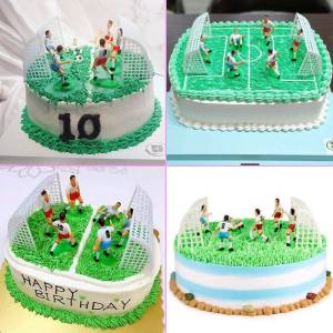 Football Trophy Cake Decoration