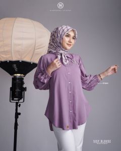 Sisy blouse by Nadheera luxury blouse kemeja atasan wanita lengan panjang fashion atasan wanita terbaru