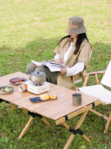 Mobi Garden Gas Stove Exquisite Camping Portable Outdoor Windproof Stove Picnic Hot Pot Cassette Stove Gas Stove