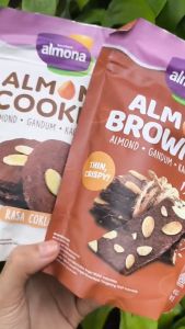 Barefood Almona Almond Cookies & Brownies - Snack Sehat Dan Bergizi | Tanpa Pengawet & Pewarna Bpom