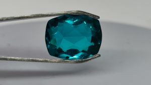 Natural Madagascar Blue Color Grandierite 13.50 Cts. Cushion Cut Eye Clean Loose Gemstone