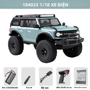 Xe Điều Khiển Từ Xa Wltoys 184023 Tỷ Lệ 1/18 Tốc Độ 9km/h Dẫn Động Bốn Bánh Sẵn Sàng Chạy Địa Hình Tích Hợp Hệ Thống Kiểm Soát Hành Trình CCS Và Lốp Cao Su Xe Leo Núi Điều Khiển Từ Xa