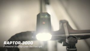 Gaciron Bicycle Front Light & Raptor 1800/3000 Lumens with Wireless Remote Control Bike Headlight - Aluminium Anti-Glare Bike Front Light