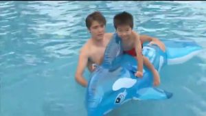 Prosun Intex Lil Whale Ride-On Inflatable Swim Swimming Pool Float Floaties for Children 3 + (WS - Whale)