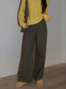 Quần Jeans Đùi Cao Form Rộng Thẳng