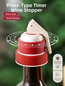 HALEXIONG | Timing Freshness Sealing Bottle Stopper
