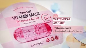 Mặt Nạ Giấy Dưỡng Ẩm Trắng Da Banobagi Stem Cell Vitamin Mask 30ml