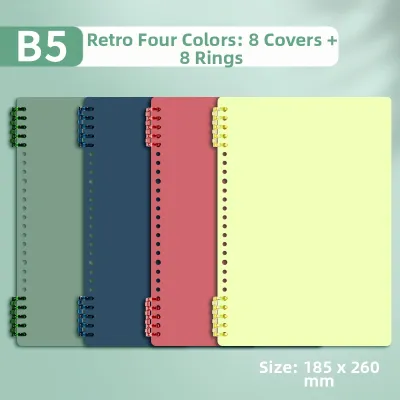 XUEDELE | Detachable Ring Binder Cover High Aesthetics Notebook Non-Painful Binding A5 Thick Cover