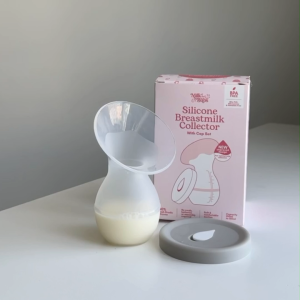 [Milkforbubs] Extra soft NEW ERGONOMIC DESIGN Silicone Manual Breastmilk Collector nursing pregnant breastfeeding Milk Collection