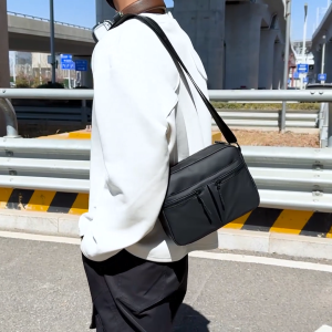 MENSPE Mens Shoulder Bag Casual Cross Body Bag Fashion Messenger Bag Waterproof Phone Bag Travel Bag Business Bag Large Capacity Lightweight Bag Leisure Sport Street Bag for College Student