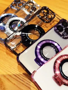 เคส Samsung A55 A34 A35 A16 A33 A06 A54 A53 A73 5G A52 A04 A32 A32 5G Galaxy เคสโทรศัพท์พร้อมตัวปกป้องกล้องถ่ายรูปแม่เหล็กยึดโทรศัพท์หรูหรากันกระแทกหนากันกระแทกป้องกันการตก