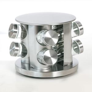 DIHUANTUO | Rotating Stainless Steel Spice Jar Set