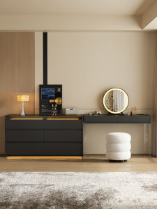 Italian Minimalist Vanity and Storage Unit