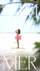 LAGU Beach Friendly Beach Bag Tote - Raya Collection | Sand Repellant Carryall Bag Reusable Shopping Bag