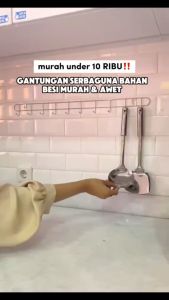 Gantungan Baju Stainless Kait Kapstok Cantolan Dinding Pintu Kamar Mandi Kastok Gantungan Serbaguna